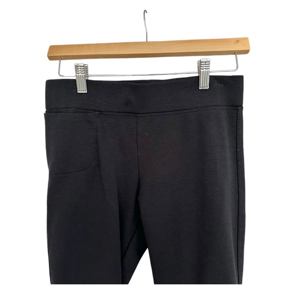 American Giant Leggings Crop Ponte Black Small Front Pocket 21.5" Inseam Size 4 - Picture 4 of 12